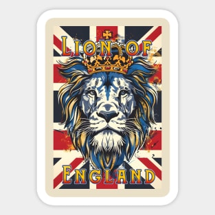 Lion of England Sticker